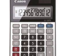 Canon LS-122TS Basisrechner 12 Stellen Solarpanel & Batterie