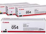 Canon Original 054 4er Multipack Toner - schwarz 1.500 Seiten, cyan, magenta, gelb je 1.200 Seiten