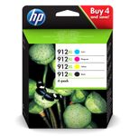 HP Original 912XL Druckerpatronen - 4er Multipack (3YP34AE)