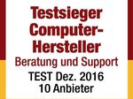 Testsieger Computer-Hersteller 2016