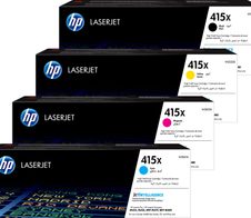 HP Original 415X Toner - 4er Multipack (W2031X, W2033X, W2032X, W2030X)