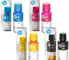 HP Original 31/32XL Nachfülltinten - 4er Multipack cyan, magenta, gelb, schwarz