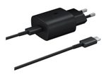 Samsung EP-TA800 25W USB-C Schnellladegerät, Kabel 1m, schwarz - Bulkware