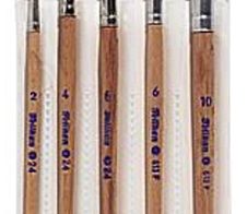 Pelikan Pinselset Größe 2, 4, 6, 10 - 5-teilig