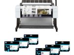 HP DesignJet T2600 36 Zoll PostScript Multifunktionsdrucker inklusive zusätzlichem HP Tintenset 730