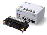 Samsung Original CLT-P4092C Rainbow-Kit schwarz cyan magenta gelb 4.500 Seiten (CLT-P4092C/ELS)