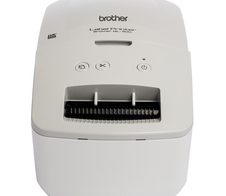 Brother QL-600G Professioneller Etikettendrucker für Einzel- und Endlosetiketten (Grau)