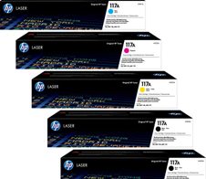 HP Original 117A Toner - 5er Multipack (2x W2070A, W2071A, W2073A, W2072A)