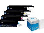 Bundle mit HP Original 117A Toner 4er Multipack + 2.500 Blatt HP Kopierpapier hochweiß