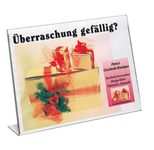 sigel Tischaufsteller quer - DIN A4