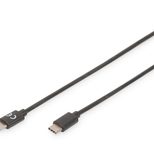 Digitus USB Type-C Anschlusskabel, Type-C 3A, 480MB, Version 2m schwarz