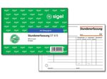 sigel Stundenerfassung Formularbuch ST615 - 1 x 50 Blatt