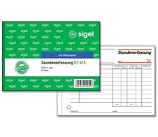 sigel Stundenerfassung Formularbuch ST615 - 1 x 50 Blatt