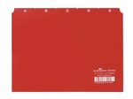 DURABLE Karteikartenregister DIN A5 quer A-Z - rot