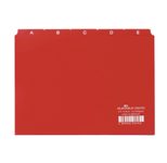 DURABLE Karteikartenregister DIN A5 quer A-Z - rot