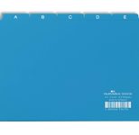 DURABLE Leitregister A5 5/5-tlg. A-Z geprägt - blau