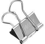 MAUL Foldbackklammern silber 1,9 cm - 12 Stück