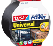 tesa Gewebebänder extra Power Universal 50 mm x 10 m schwarz