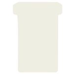 FRANKEN TK209 T-Steckkarten weiß - 100 Stück