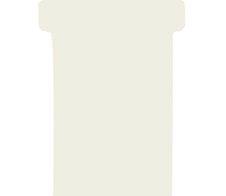 FRANKEN TK209 T-Steckkarten weiß - 100 Stück