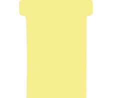 FRANKEN TK204 T-Steckkarten gelb - 100 Stück