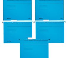 LEITZ Hängemappe ALPHA 1985 blau - 5 Stück