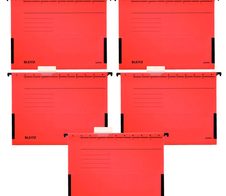 LEITZ Hängetasche ALPHA 1986 rot - 5 Stück