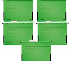 LEITZ Hängetasche ALPHA 1986 grün - 5 Stück