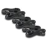 APC AP98892F Stromkabel-Set (6 Stück), C19 auf C20 (90 Grad), 0,6 m