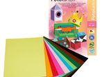 folia Fotokarton farbsortiert 300 g/qm - 10 Blatt