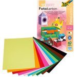 folia Fotokarton farbsortiert 300 g/qm - 10 Blatt