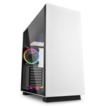 Sharkoon PC Gehäuse PURE STEEL White RGB ATX weiß