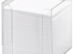 folia Zettelbox transparent - inkl. 700 Notizzettel
