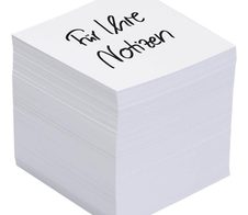 folia Notizzettel 9,0 x 9,0 cm - weiß - 700 Blatt