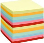 folia Notizzettel farbsortiert - 9,0 x 9,0 cm - ca. 700 Blatt