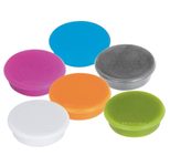 FRANKEN Magnet MagFun farbsortiert Ø 3,2 x 0,7 cm - 10 Stück