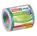tesa ECO & CLEAR Klebefilm 15 mm  x 10 m transparent