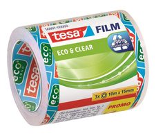 tesa ECO & CLEAR Klebefilm 15 mm  x 10 m transparent