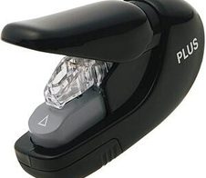 PLUS JAPAN Klammerloses Heftgerät - schwarz
