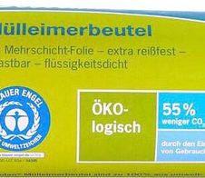 Secolan Mülleimerbeutel 60 L - 15 Stück - dunkelgrün