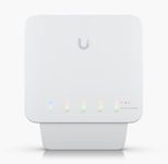 Ubiquiti UniFi Switch USW-FLEX Switch managed 4x 10/100/1000 (PoE) + 1x 10/100/1000 (PoE) wandmontierbar, Stangenmontage