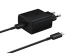 Samsung EP-TA845 45W USB-C Schnellladeadapter mit USB-C Kabel, schwarz