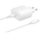 Samsung EP-TA845 45W USB-C Schnellladeadapter mit USB-C Kabel, weiß
