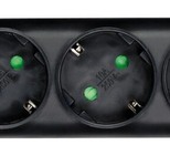 Eaton Steckdosenleiste 6-fach mit RJ-11 Telefonstecker und Schalter 1m schwarz