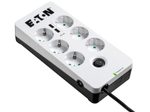 Eaton Steckdosenleiste 6-fach mit USB-Anschlüsse und Schalter 1.5m weiß