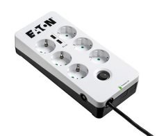 Eaton Steckdosenleiste 6-fach mit USB-Anschlüsse und Schalter 1.5m weiß
