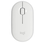 Logitech M350 Pebble Maus (kabellos, weiß)