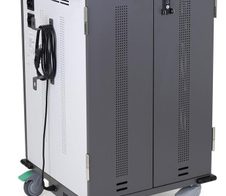 Ergotron YES36 Ladewagen für bis zu 24 Laptops/36 Tablets/Chromebooks mit patentierter PowerShuttle Technologie
