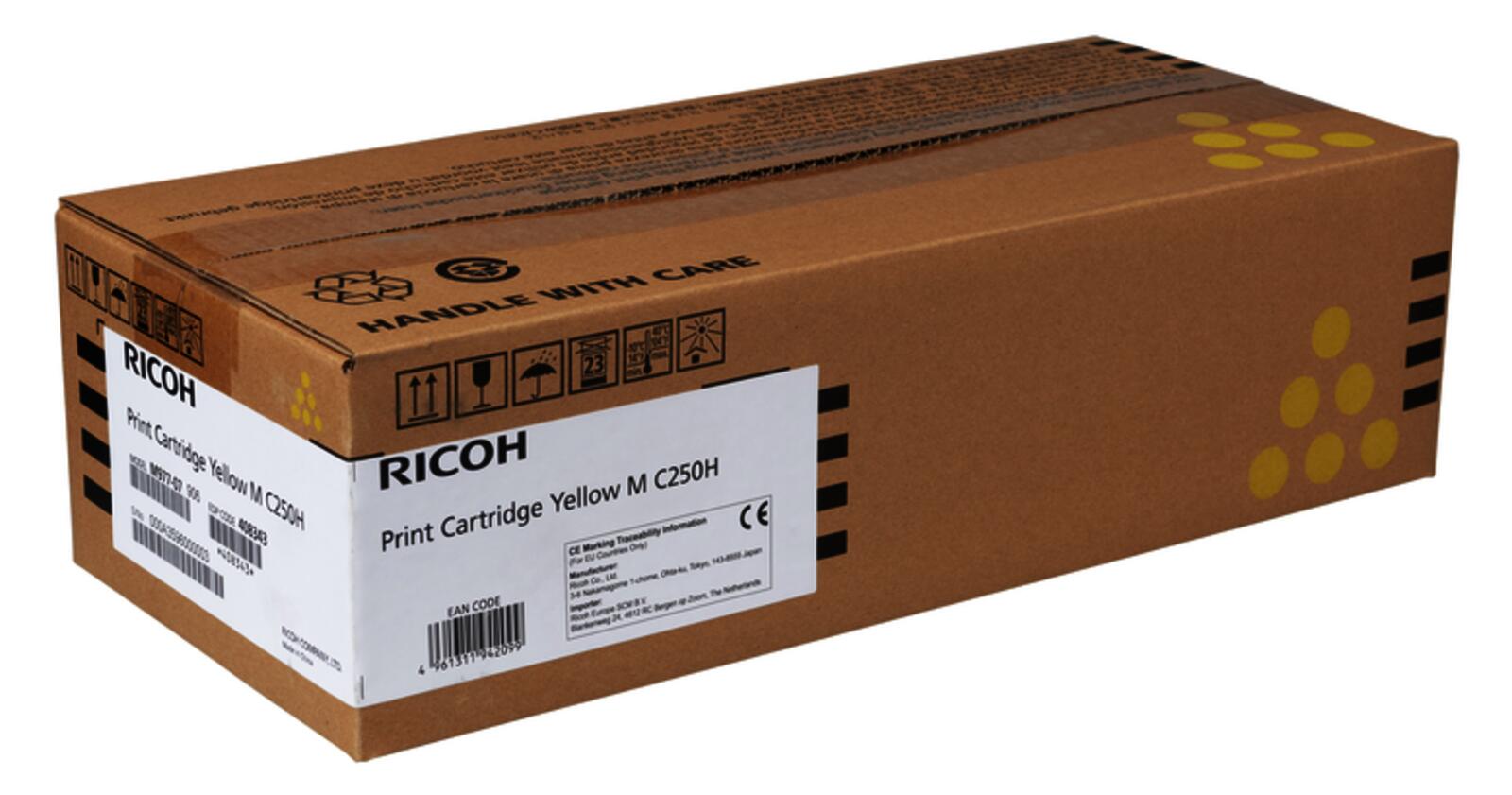 Ricoh Original M C250H Toner - gelb (408343)