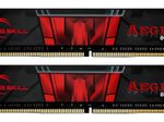 G.Skill Aegis Intel 16GB (2x 8GB) Kit DDR4 2400 MHz schwarz